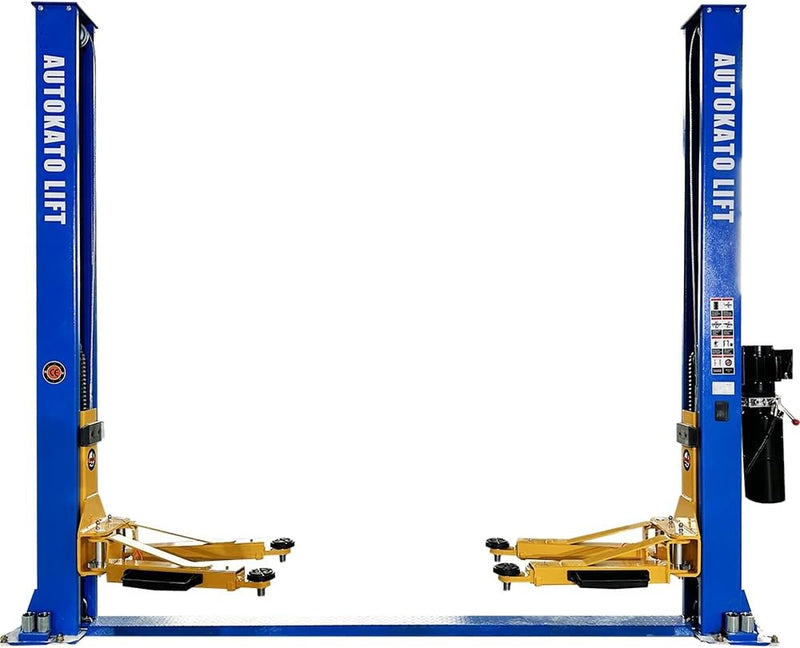 KATOOL KT-H115Z 11,000lb Floorplate 2-Post Lift 220V Dual Lock Release 220V