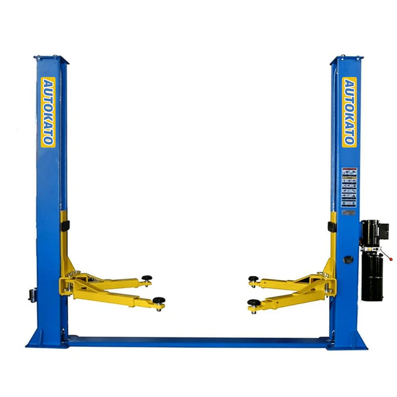 KATOOL KT-H115Z 11,000lb Floorplate 2-Post Lift 220V Dual Lock Release 220V