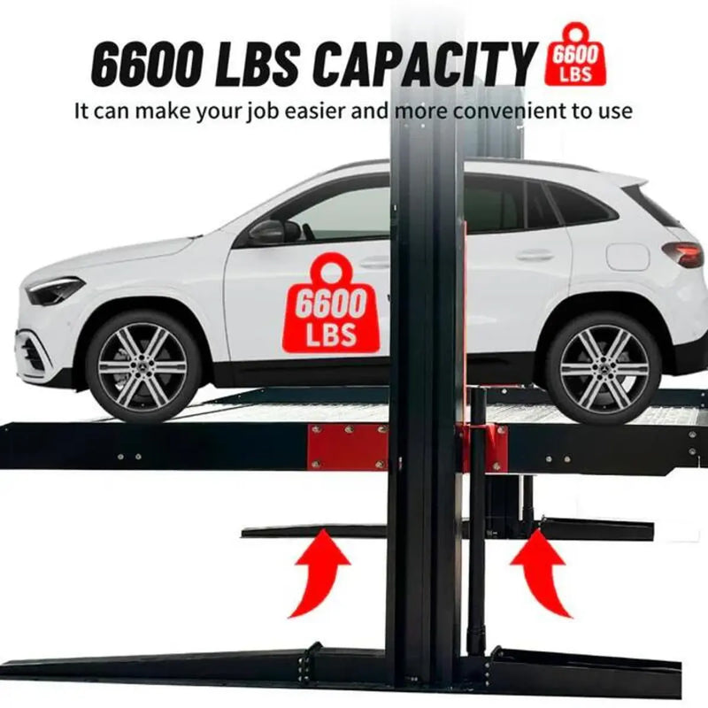 KATOOL KT-P2700 6600lb Storage Lift 2 Post Parking Lift
