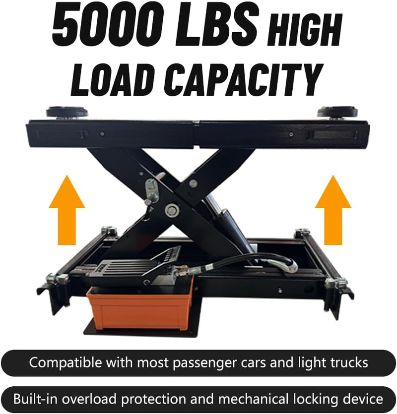 KATOOL 5,000lb Rolling Jack KT-RJ50