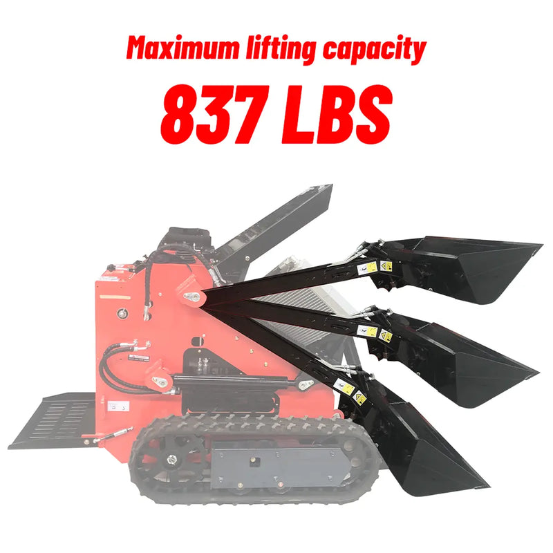 Katool KT-SK26B Mini Skid Steer Stand On Track Loader