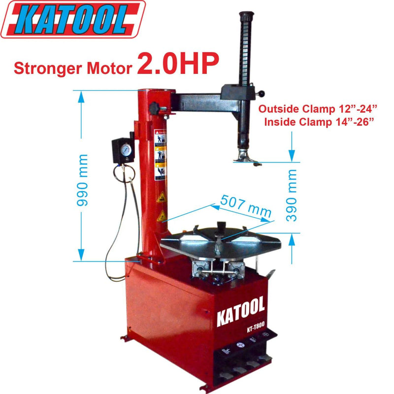 KATOOL Tire Changer KT-T800 & Wheel Balancer KT-B700 Combo