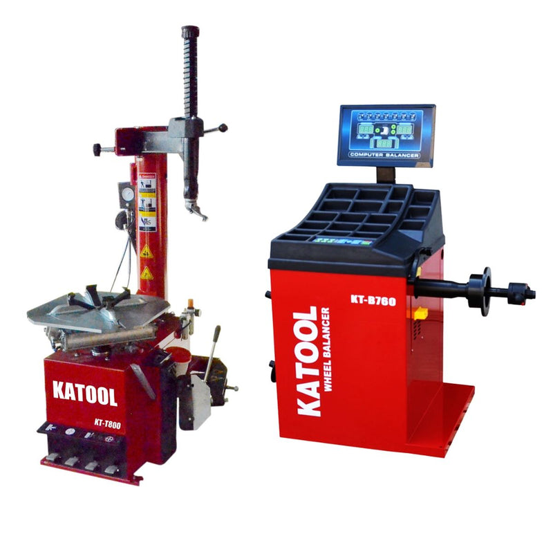KATOOL Tire Changer KT-T800 & Wheel Balancer KT-B760