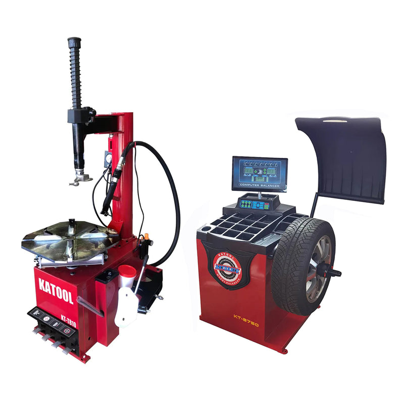 KATOOL Tire Changer KT-T810 & Wheel Balancer KT-B750 Combo
