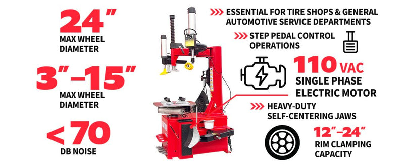 KATOOL Tire Changer KT-T830 & Wheel Balancer KT-B750 Combo