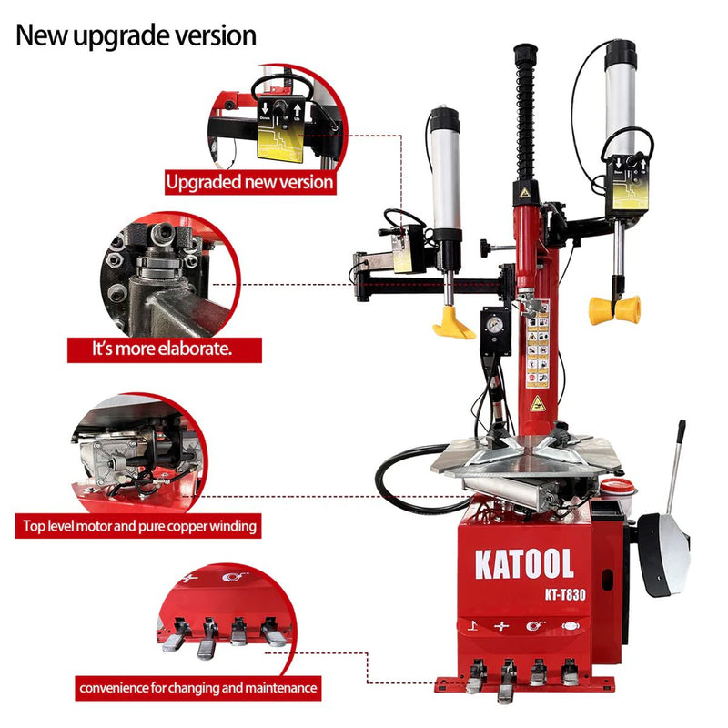 KATOOL Tire Changer KT-T830 & Wheel Balancer KT-B750 Combo