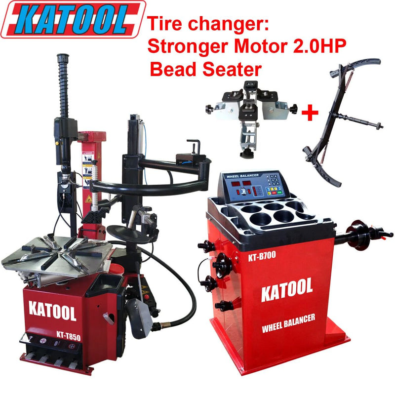 KATOOL Tire Changer KT-T850 & Wheel Balancer KT-B700 Combo