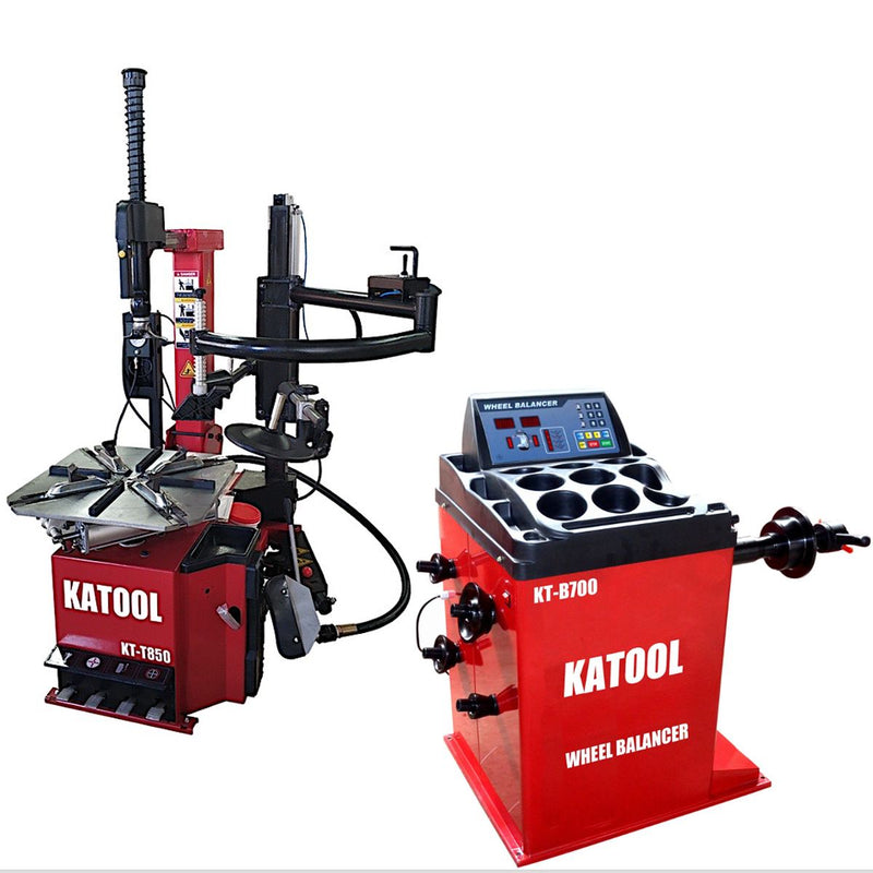 KATOOL Tire Changer KT-T850 & Wheel Balancer KT-B700 Combo