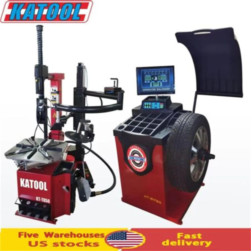 KATOOL Tire Changer KT-T850 & Wheel Balancer KT-B750 Combo