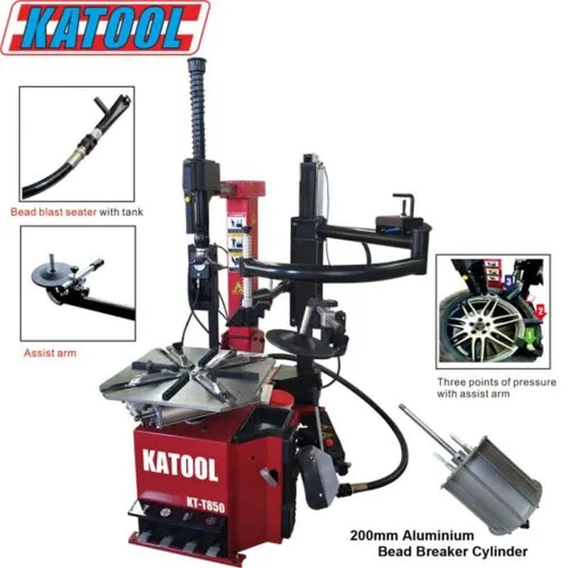 KATOOL Tire Changer KT-T850 & Wheel Balancer KT-B750 Combo