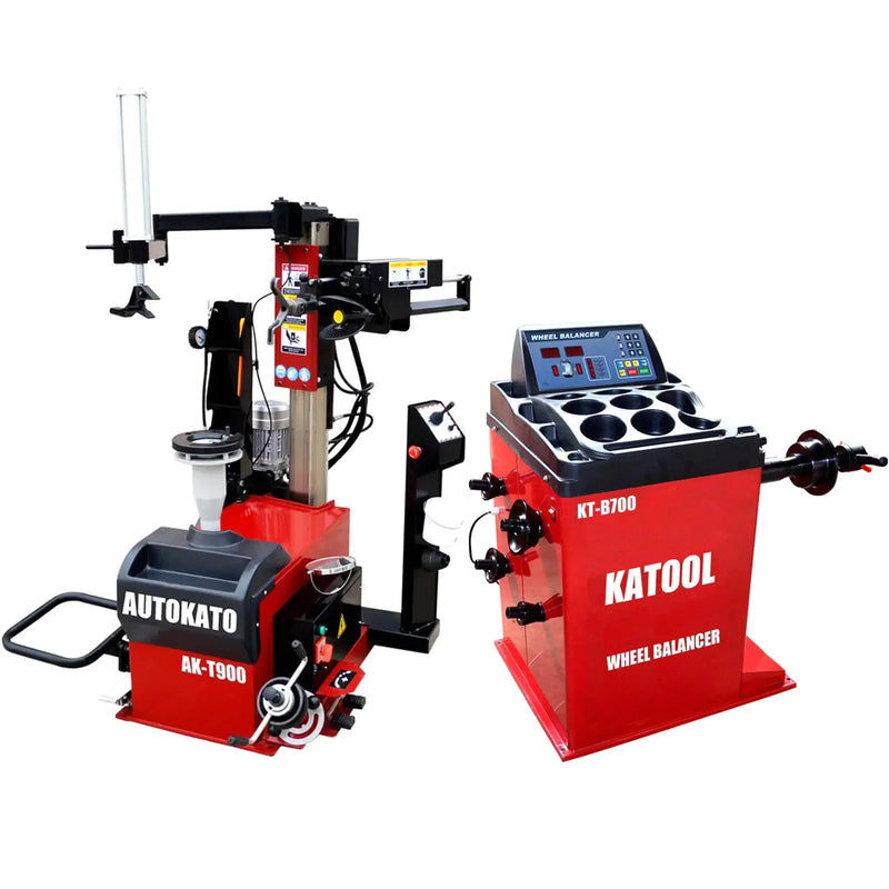 KATOOL Tire Changer KT-T900 & Wheel Balancer KT-B700 Combo