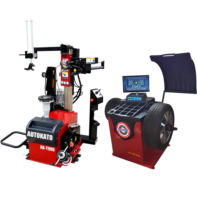 KATOOL Tire Changer KT-T900 & Wheel Balancer KT-B750 Combo