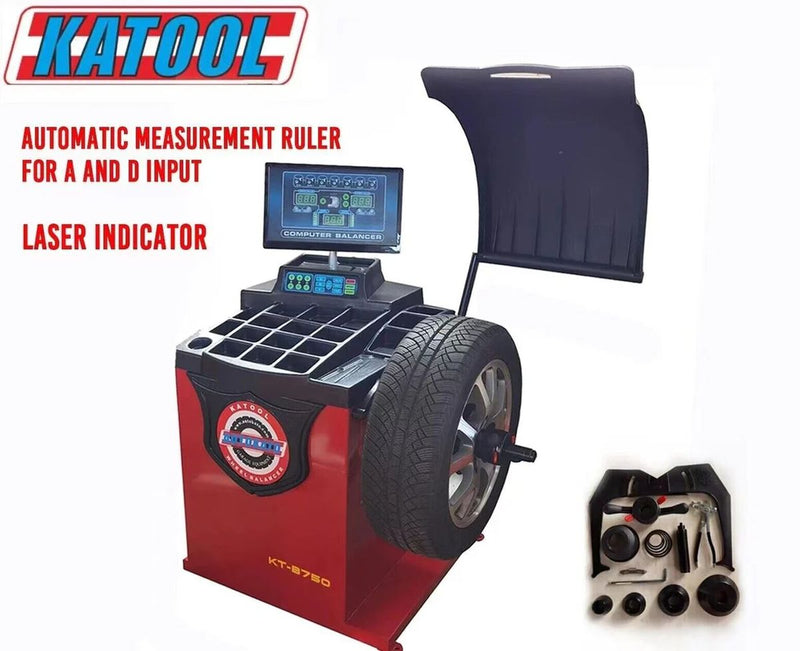 KATOOL Tire Changer KT-T900 & Wheel Balancer KT-B760 Combo