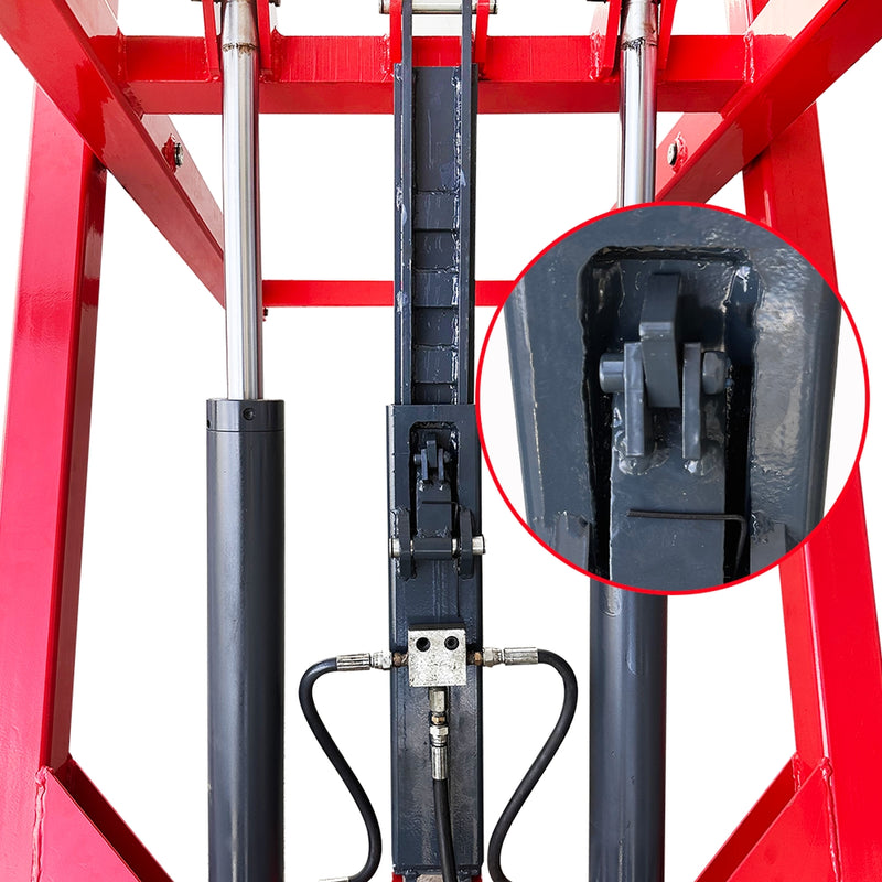 KATOOL KT-X66 6,000LB Portable Mid Rise Scissor Lift 48" Lifting Height