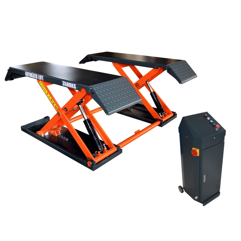 KATOOL KT-X80E Electric Release 8,000lb Mid Rise Scissor Lift