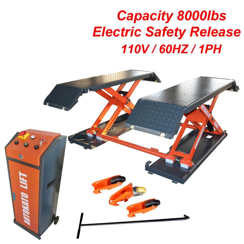 KATOOL KT-X85 8,000 LB Electric Mid Rise Scissor Lift