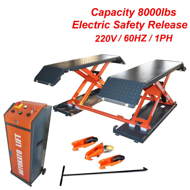 KATOOL KT-X85 8,000 LB Electric Mid Rise Scissor Lift