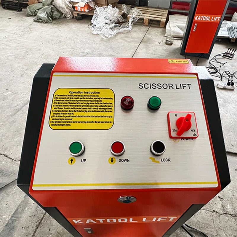 KATOOL KT-X90E 8,000lb Mid Rise Electric 110V or 220V Scissor Lift