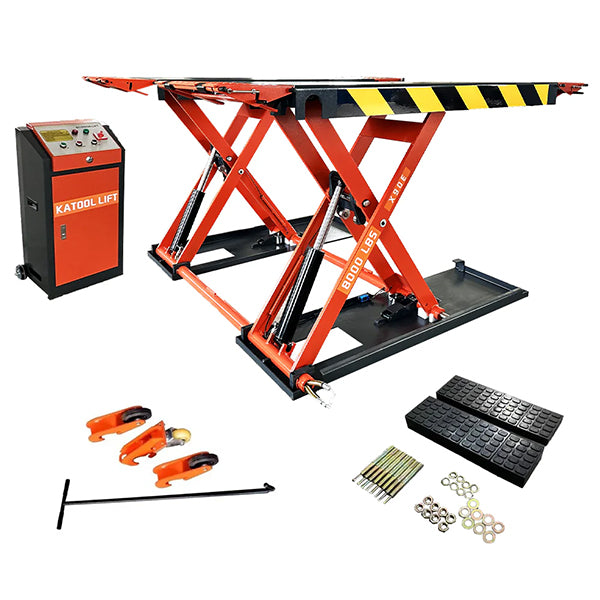 KATOOL KT-X90E 8,000lb Mid Rise Electric 110V or 220V Scissor Lift