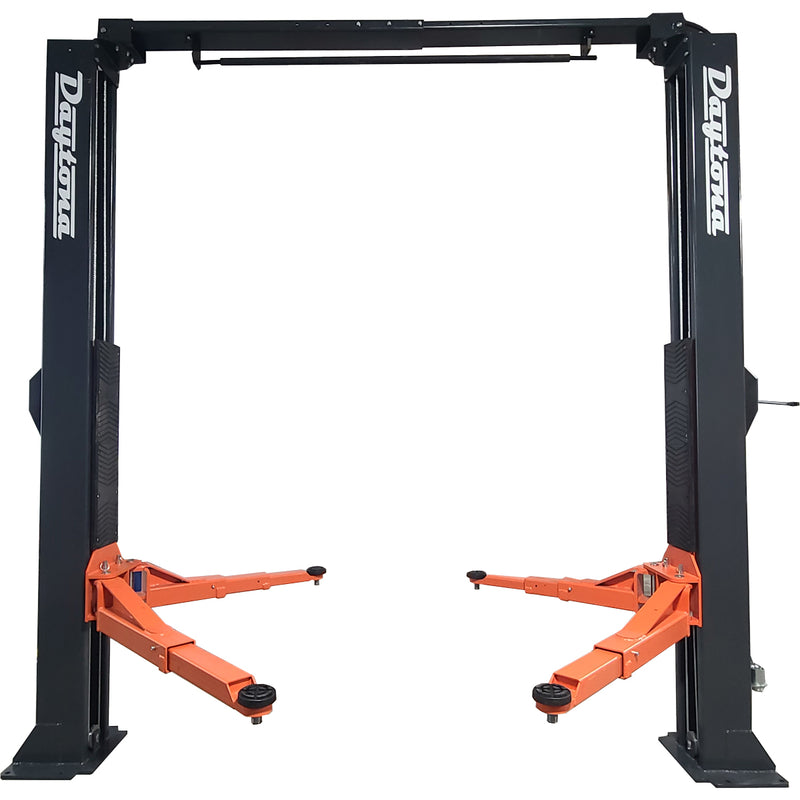 Daytona LTPA10 10,000lb Adjustable Width Clearfloor Asymmetric Arms 2-Post Lift