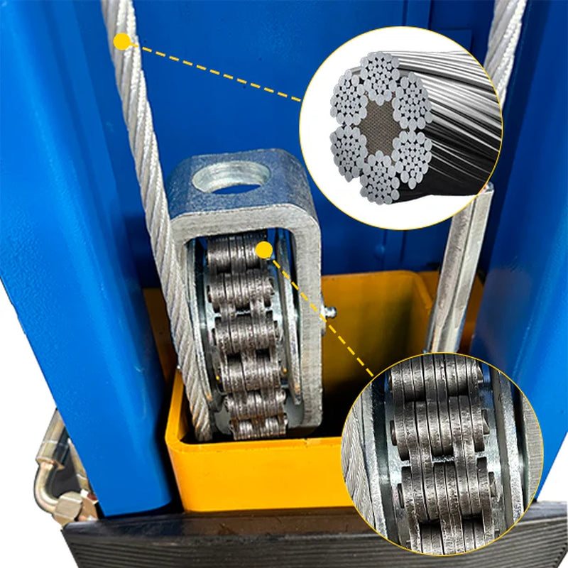 KATOOL ME-H1000 10,000lb 2-Post Floorplate Lift 220V