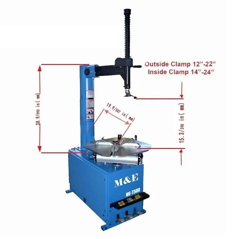 KATOOL ME-T500 24" Swing Arm Tire Changer