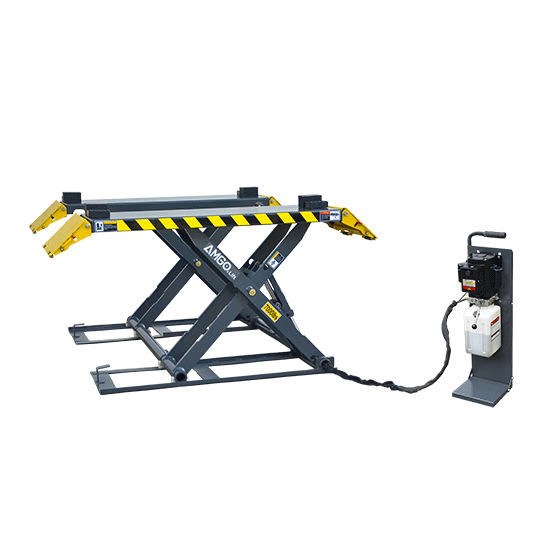 AMGO MRL07 7000lb Capacity Portable Mid-rise Scissor Lift
