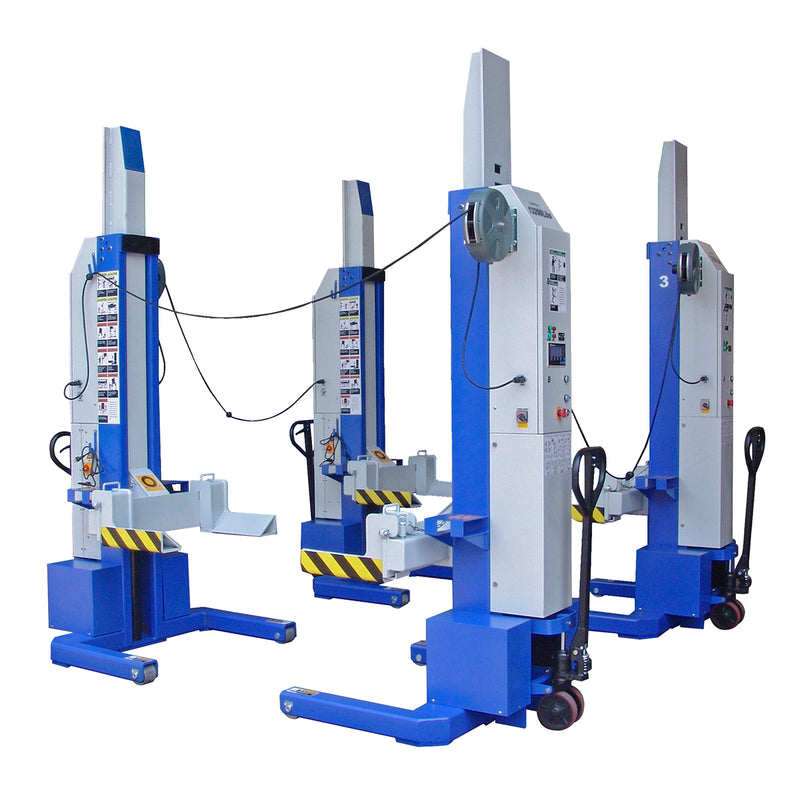 Tuxedo Mobile Single Column Lifts (4-Columns) 52,000lb MSC-13K-B-452