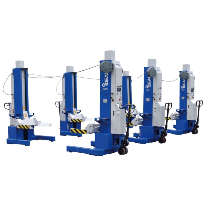 Tuxedo MSC-18K-X-6108 (6) ALI Certified 18,000 lb Capacity Heavy Duty Mobile Column Lifts