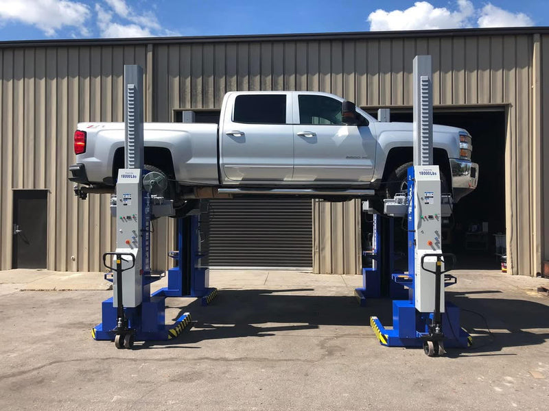 Tuxedo MSC-18K-X-236 (2) ALI Certified 18,000 lb Capacity Heavy Duty Mobile Column Lifts