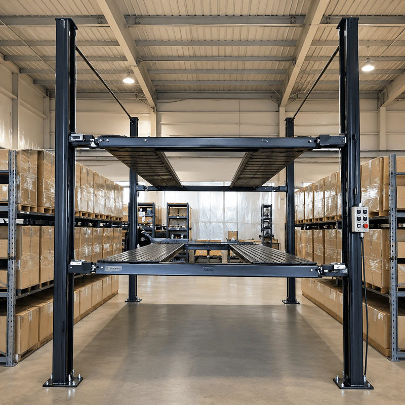 Triumph NSS-5X2 10,000 lb Double Stacker Service Storage 4-Post Automotive Lift