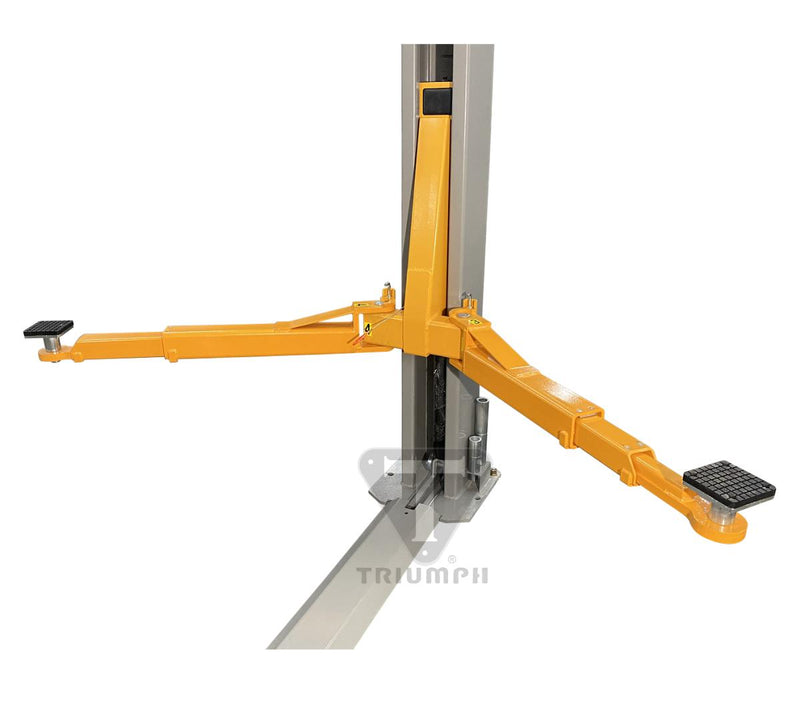 Triumph NT-11 11,000 lb 2-Post Asymmetric Floorplate Lift
