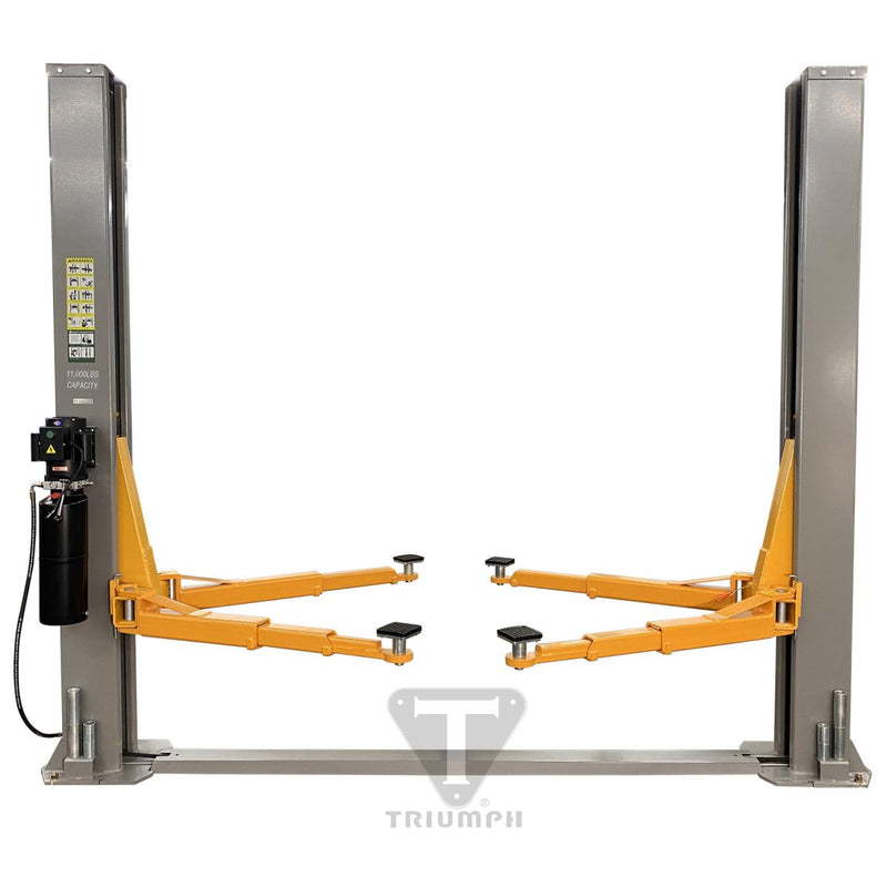 Triumph NT-11 11,000 lb 2-Post Asymmetric Floorplate Lift
