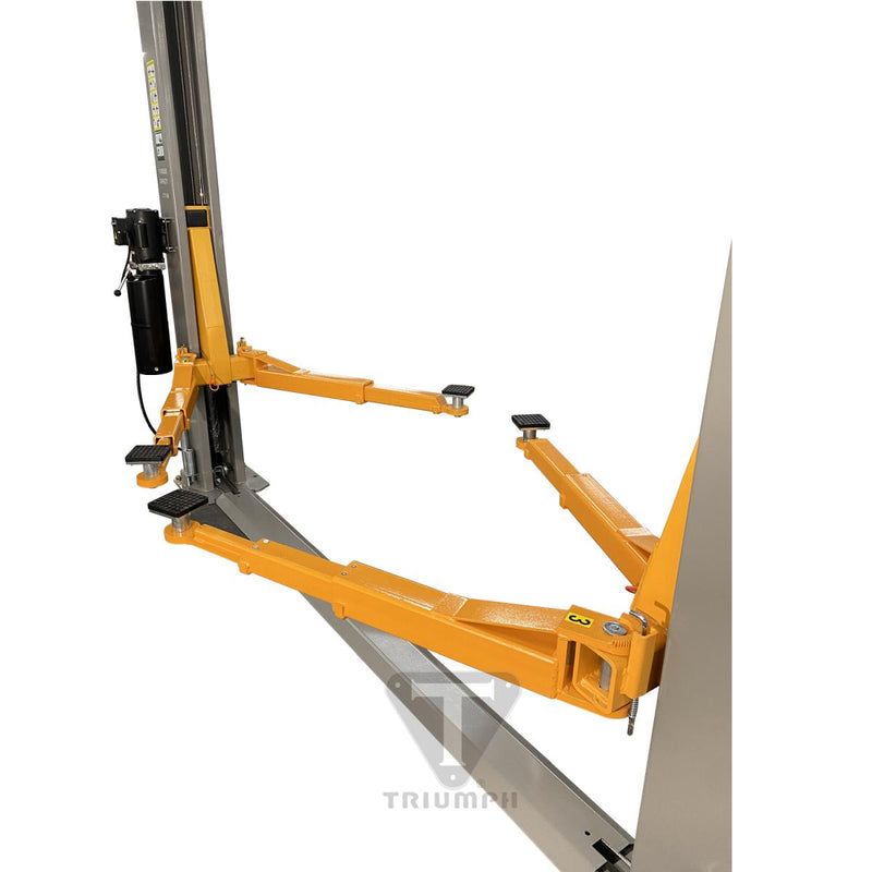 Triumph NT-11 11,000 lb 2-Post Asymmetric Floorplate Lift