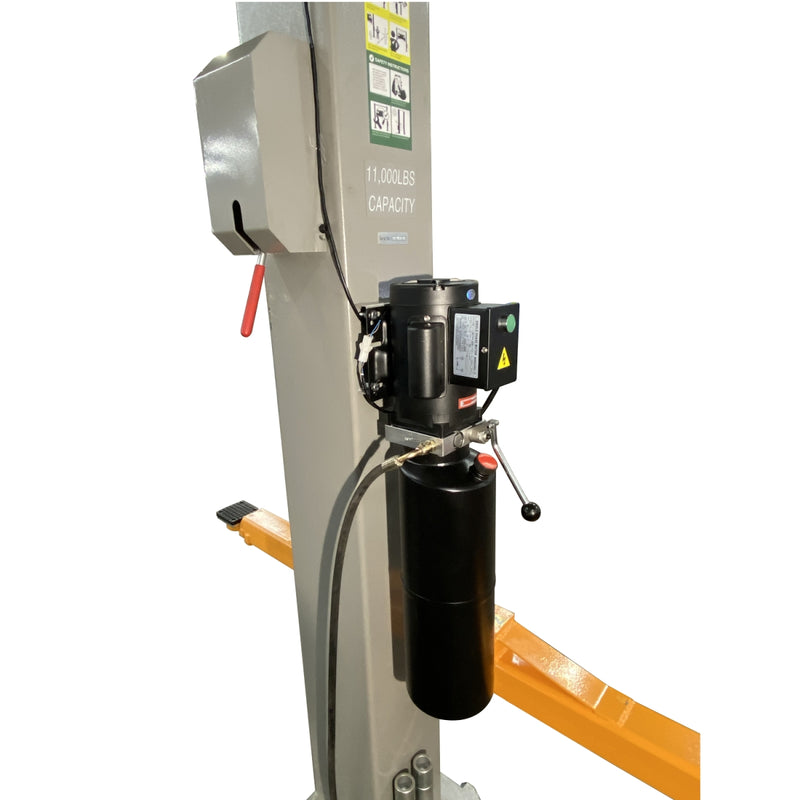 Triumph NTO-11A 11,000 lb 2-Post Asymmetric Clearfloor Lift