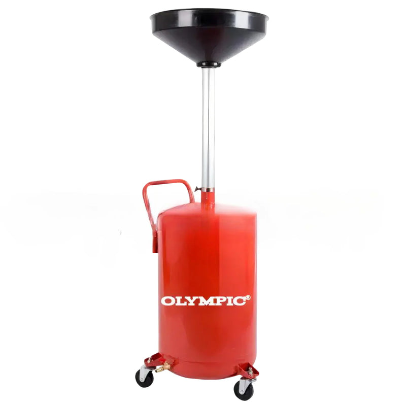 Olympic OD-7170 Portable 20 Gallon Waste Oil Drain Car Lift Tool