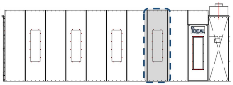 iDEAL CROSS FLOW - 'LIGHT' EXTENSION PANEL KIT PSB-AFCF-30LEPK-AK