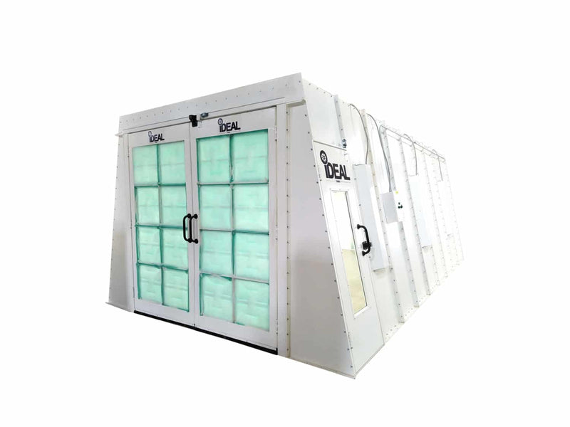 iDEAL CROSS FLOW DRAFT PAINT SPRAY BOOTH PSB-AFCF23B-230V-AK