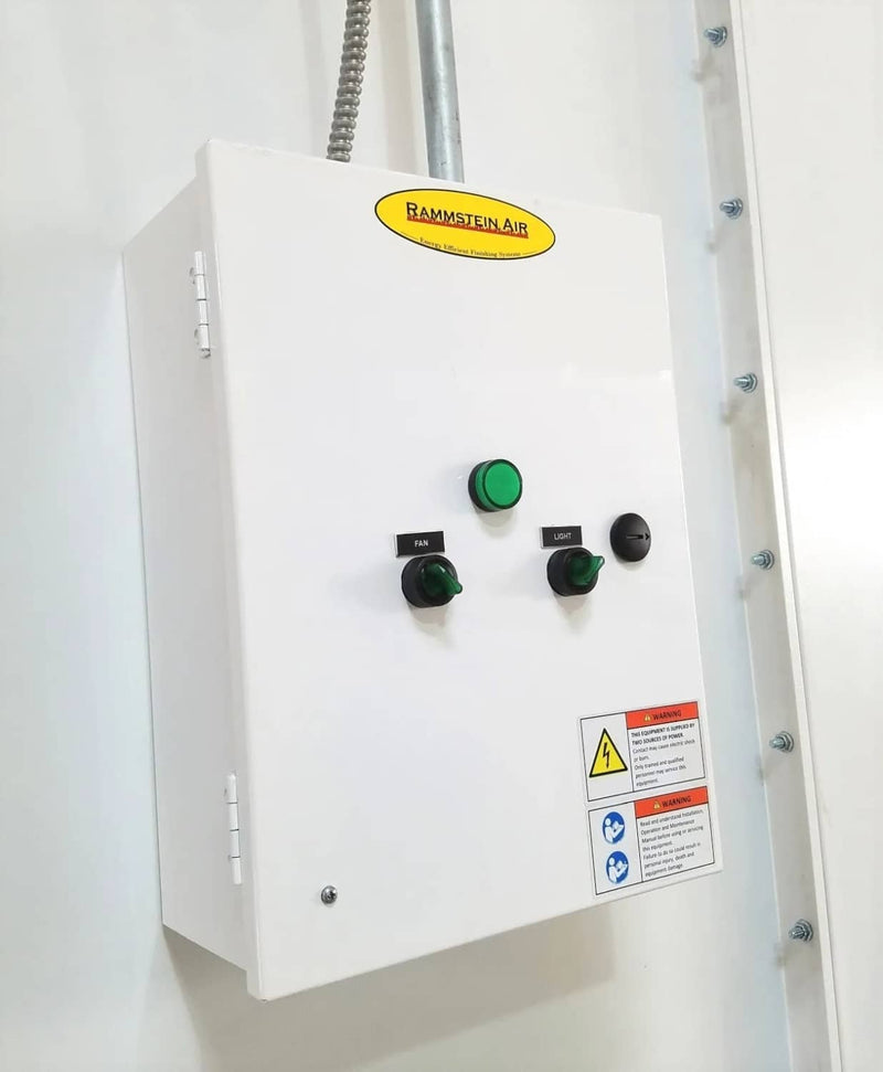 iDEAL CROSS FLOW DRAFT PAINT SPRAY BOOTH PSB-AFCF23B-230V-AK