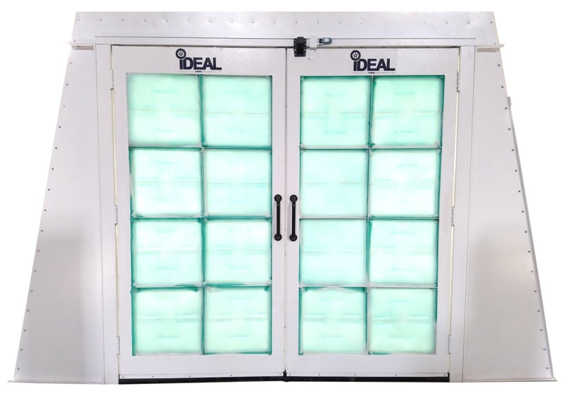 iDEAL CROSS FLOW DRAFT PAINT SPRAY BOOTH PSB-AFCF23B-230V-AK