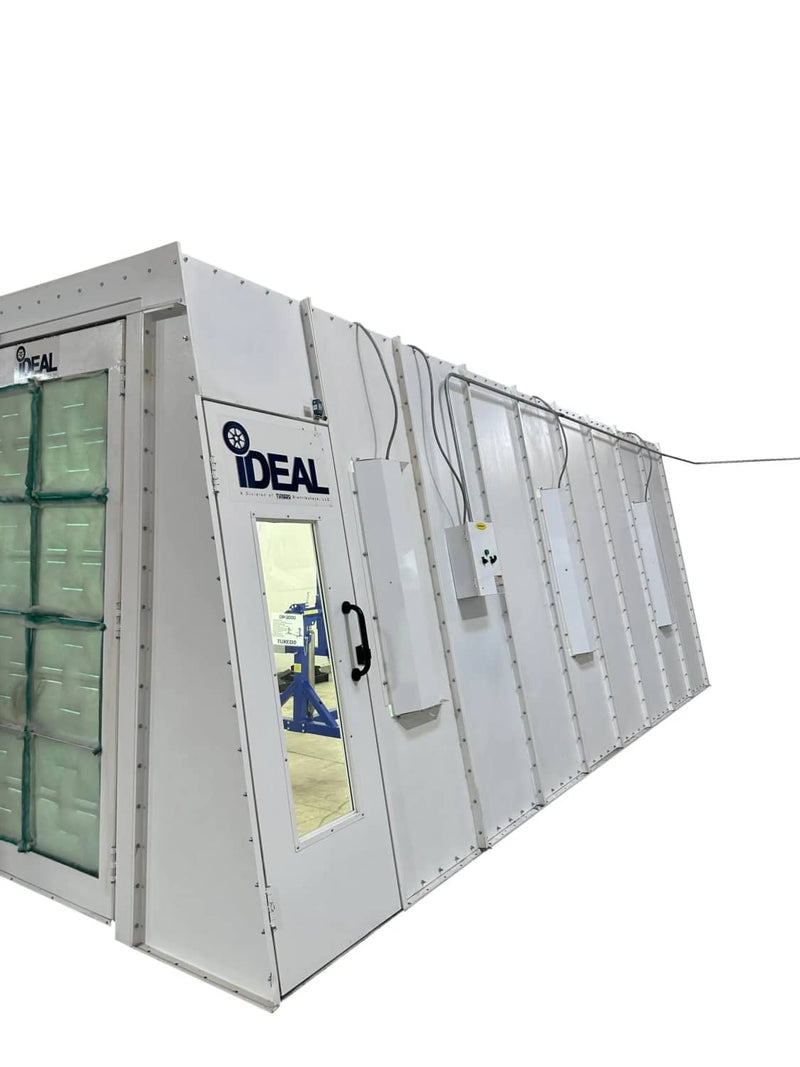 iDEAL CROSS FLOW DRAFT PAINT SPRAY BOOTH PSB-AFCF23B-230V-AK