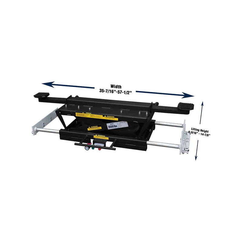 TUXEDO RAJ-8K-H 8,000 lb Rolling Air Jack High Mount