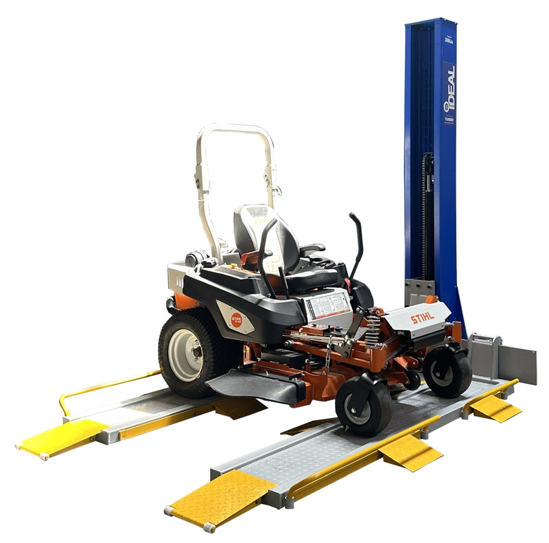 iDEAL SC-2K-UTV-X 2,000lb Single Column UTV & Mower Storage / Service Lift