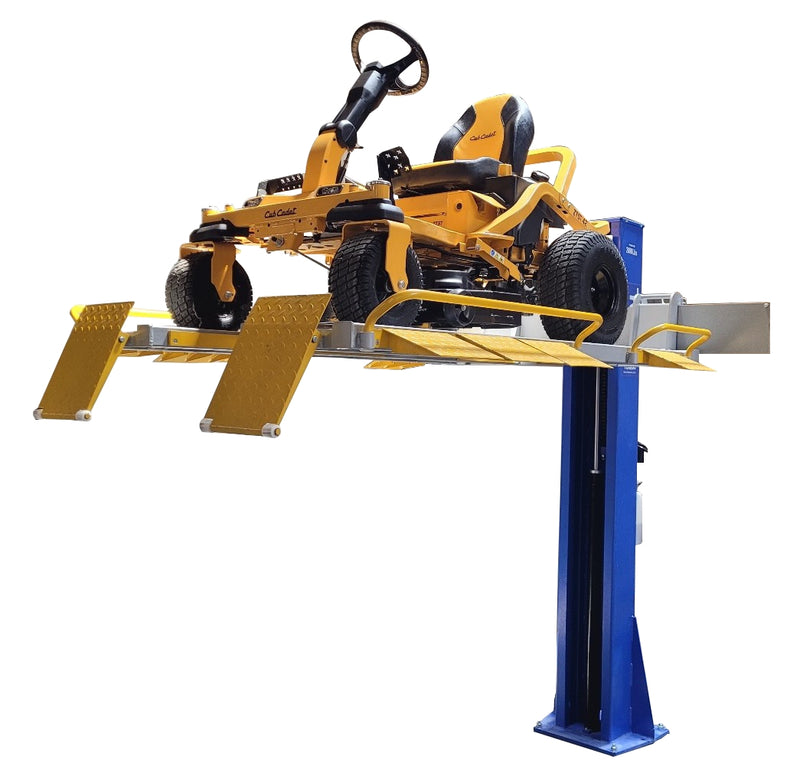 iDEAL SC-2K-UTV-X 2,000lb Single Column UTV & Mower Storage / Service Lift