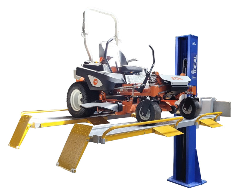 iDEAL SC-2K-UTV-X 2,000lb Single Column UTV & Mower Storage / Service Lift