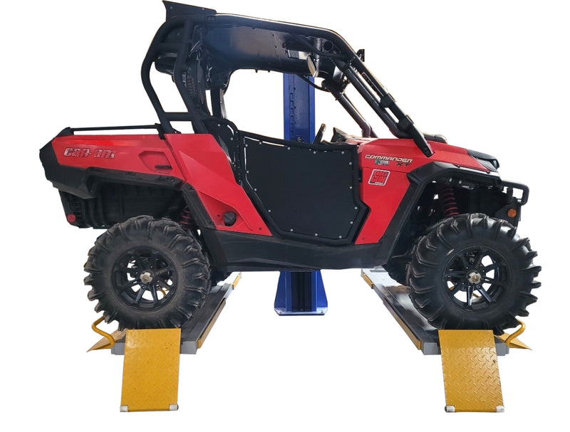iDEAL SC-2K-UTV-X 2,000lb Single Column UTV & Mower Storage / Service Lift