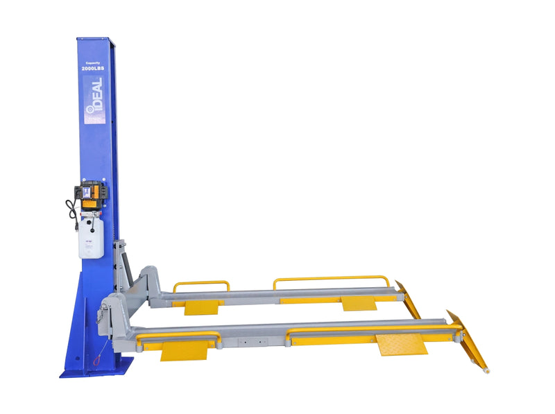 iDEAL SC-2K-UTV-X 2,000lb Single Column UTV & Mower Storage / Service Lift