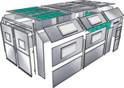 Semi Down Draft Paint Booth PBSD14929