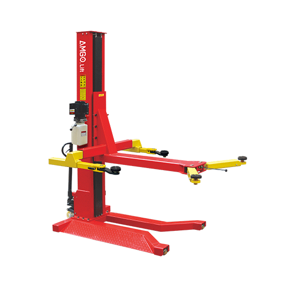 AMGO SML-7 7,000 lb Portable Single Post Lift