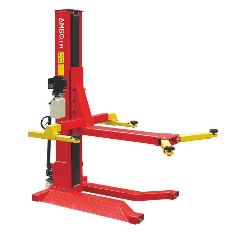 AMGO SML-7 7,000 lb Portable Single Post Lift